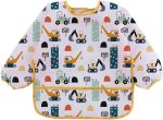Haimoburg 3 Pcs Waterproof Long Sleeves Baby Bibs Weaning Smock Bib 3-24 Months - Image 2